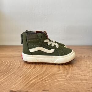 Vans Toddler SK8-Hi Zip Mte-1 Sneakers 721451 Grape Leaf Size Kid's Size US 4.5C